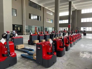 Weliftrich EPT-20H 2ton Load Capacity Electric Pallet Truck Lead-Acid Battery 24V/100Ah Pneumatic Tire Standing Operation - Product Image 4