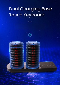 Không dây 20-buzzer Đố Nhà Hàng xếp hàng hệ thống quản lý khách Coaster Máy nhắn tin với tính năng rung cho quán cà phê sử dụng - Product Image 5