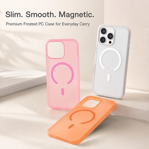 Funda Ultrafina Mate Transparente Magnética para Teléfono Móvil, Diseño Empresarial, Resistente a Golpes, Carga Inalámbrica, Carcasa Rígida <span class=keywords><strong>de</strong></span> PC para 11-17 <span class=keywords><strong>Pro</strong></span> Max - Product Image 2