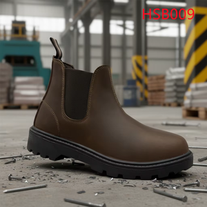 LXG, Stivali Protettivi Popolari Palestinesi a Caviglia, Protezione del Piede, Stivali di Sicurezza in Pelle Crazy Horse di Qualità HSB009 - Product Image 1