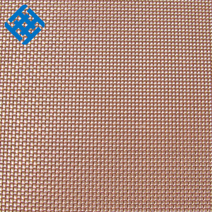 Nhà Máy Cung Cấp Dệt Dây Lưới Đồng Màu Đỏ Phosphor Lưới Đồng <span class=keywords><strong>Brass</strong></span> Dây Lưới Cho Che Chắn Lọc Faraday Lồng Trang Trí - Product Image 5