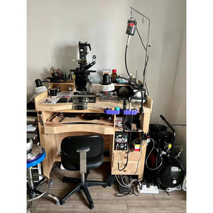 Banc de travail de bijoutier Kinway en bois massif de qualité supérieure, entièrement fonctionnel, banc de travail de bijoutier en bois massif pour le bricolage, prix d'usine - Product Image 6