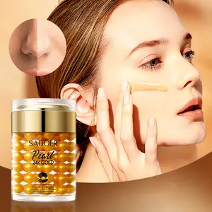 SADOER 24k Gold Pearl Collagen crema idratante per la pelle antirughe illumina il collagene sbiancante idrata il controllo dell'olio cura del viso
