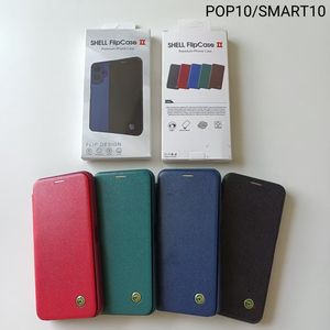 VENTE CHAUDE <span class=keywords><strong>Coque</strong></span> en relief II étui en cuir artificiel étui <span class=keywords><strong>de</strong></span> téléphone pliable à rabat Simple pour TECNO/Infinix modèles <span class=keywords><strong>Protection</strong></span> d'objectif - Product Image 6