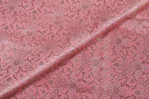 Tela de Brocado de Poliéster Brillante Ecológica de Alta Calidad con Patrón de Flores Abstractas para Vestidos de Niñas, Trajes y Ropa Tradicional - Product Image 2