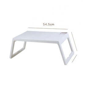 S1027 Single-Tier PP nhựa gấp máy tính bàn Bàn Giường bảng cho phòng khách phòng ngủ đa chức năng thiết kế hiện đại phong cách - Product Image 2