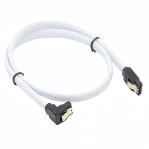 SATA 3.0 Data <b>Cable</b> 6Gbps Braided Copper Wire For SSD Hard Drive Connection - Product Image 1