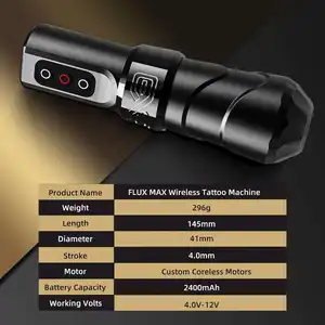 Nova Tattoo Supply Rechargeable Magnetic Battery Tattoo Machine Gun Pen Wholesale Electric Wireless Coreless Motor Tattoo Pen