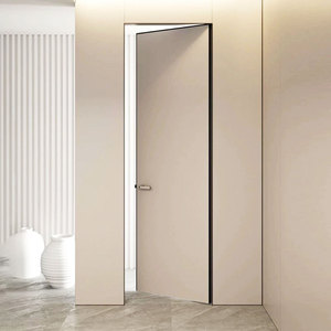 Habitación interior <span class=keywords><strong>sin</strong></span> marco Puerta invisible <span class=keywords><strong>Puertas</strong></span> de madera para casa - Product Image 1