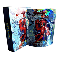 Ensemble de sacs et boîtes en Mylar en stock à acheter maintenant, Sac en Mylar découpé à la forme spéciale avec boîte, 8th Plug 3.5 7g 14g 28g 1 Pound