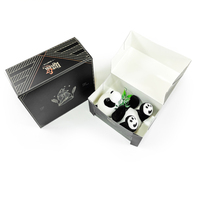 Boîte d'emballage en papier de luxe avec logo personnalisé OEM, impression mate, matériaux recyclés de qualité supérieure, accessoires en ruban pour