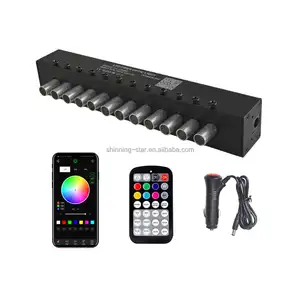 Cutomization Shooting Stars Effect 9W RGB 12Holes Led Meteor Machine With APP/RF Remote Controller For Starry Sky Ceiling