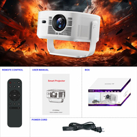 Projecteur HY450 MAX Android 14 4K 1080P pour Home Cinéma, Mini Projecteur Portable pour Éducation, Réunions, Vidéo, 900 Ansi, Smart Proyector