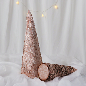 Cây hình nón long lanh đặt cây Giáng sinh nhỏ để trang trí ngày lễ/đám cưới. - Product Image 6