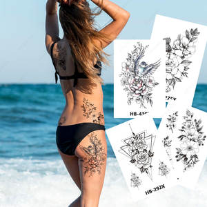 Tatuajes Temporales Personalizados <span class=keywords><strong>de</strong></span> Flores <span class=keywords><strong>de</strong></span> Rosa 2025, Adhesivo <span class=keywords><strong>de</strong></span> <span class=keywords><strong>Tatuaje</strong></span> Impermeable Sexy con Diseño <span class=keywords><strong>de</strong></span> León y Tigre <span class=keywords><strong>para</strong></span> <span class=keywords><strong>Mujer</strong></span> - Product Image 1
