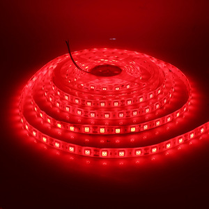 Tira de Luces LED RGB SMD 5050 de 24 V y 4 mm de Ancho, 120 LED/m, 10 mm, IP20, Cambio de Color para Decoración de Gabinetes del Hogar - Product Image 3