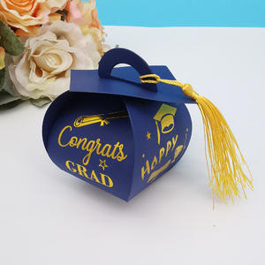 Estudiante Graduación Temporada Celebración Práctico Caja de regalo Creativo Doctor Sombrero Diseño Estampado en caliente Carta Caja de dulces - Product Image 4