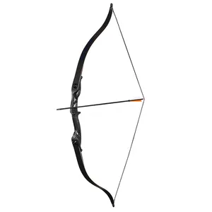 Hitop 56 Inch 50 Lbs Al Alloy Glass Fiber Limb Arrow Bow Archery Handmade Archery Manufacturers Traditional Archery Recurve Bow
