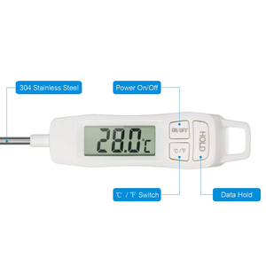 Thermomètre numérique pour aliments de type stylo <span class=keywords><strong>TP400</strong></span> pour la cuisson des aliments au barbecue avec manchon de protection - Product Image 2