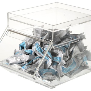 Boîte à bonbons en acrylique empilable personnalisée transparente, boîte à chocolat en plexiglas - Product Image 6