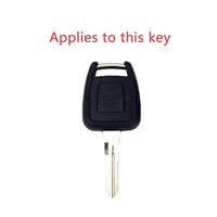 Vente en gros d'usine, étui de protection en silicone écologique de marque RYHX pour clé de voiture intelligente Opel carrée plate à deux boutons, protection souple