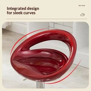 Chaise de bar en métal haut de gamme, design américain moderne, réglable en hauteur, pivotante, tabouret de <span class=keywords><strong>caisse</strong></span> pour la maison - Product Image 3