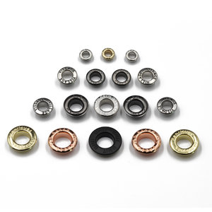 Oeillets in Metallo Nero Lucido Argento Gunmetal da 6mm per Accessori di Abbigliamento e Giacche - Vendita all'Ingrosso - Product Image 2