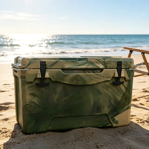 Glacière Rotomoulée Camo 40QT Robuste Portable pour Extérieur, Pêche, Chasse, Plage, Longue Conservation <span class=keywords><strong>de</strong></span> la Glace et des Aliments - Vente en Gros - Product Image 1