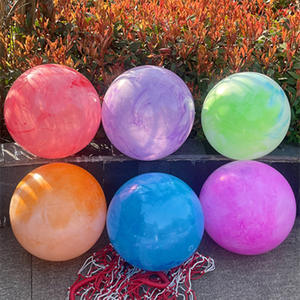<span class=keywords><strong>15</strong></span> Zoll Gewicht 170g PVC Buntes aufblasbares Wasserball-Wolken-aufblasbares Kinderspiel zeug - Product Image 2