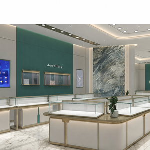 Customized Modern Custom Jewelry Display Showcase with LED Lighting Design for Jewelry Store Interior and Retail Furniture - Product Image 4