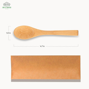 Bamboo Serving Spoons Set Large Small Eco Friendly <b>Kitchen</b> Cooking Utensils Daily Use - Product Image 4