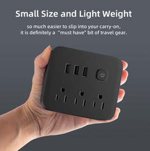 Multi Plug <span class=keywords><strong>Outlet</strong></span> Extender Overspanningsbeveiliging Stekker Platte Stekker Wandmontage Bureau Usb Oplaadstation Voor Thuiskantoor - Product Image 5