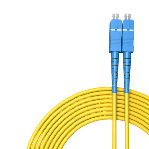รองรับสายไฟเบอร์ออปติกแบบ Single Mode SC Connector สำหรับ OEM สายแพทช์ไฟเบอร์ออปติกสำหรับอินเทอร์เน็ตบ้าน FTTH - Product Image 2