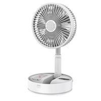 Ménage 7200mAh 6 pouces hauteur de plancher réglable ventilateur de bureau pliant intelligent rotatif télécommande ventilateur pliant au sol
