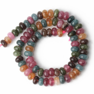 Wholesale 5 X 8mm Natural <strong>Stone</strong> Gemstone Flat Amethyst Rose Quartz Lapis Lazuli Citrine Loose <strong>Jade</strong> Beads DIY for Jewelry Making - Product Image 6
