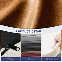 MOQ100 Ensemble de canapés de luxe sur mesure pour salon, meubles compressés sous vide, canapé sans ossature en éponge, sectionnel, mousse 28D