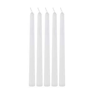 12 Velas Cónicas Blancas, Velas Largas para el Hogar, Velas Cónicas Altas para Decoración de Bodas y Hogar - Product Image 1