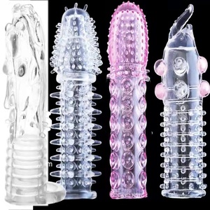 2021 Offre Spéciale Lexaing transparent cristal épine anneau grosses particules préservatif jouet de sexe pour adultes préservatif produits de sexe - Product Image 6