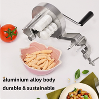 Machine à pâtes italienne manuelle de petite taille pour la cuisine domestique