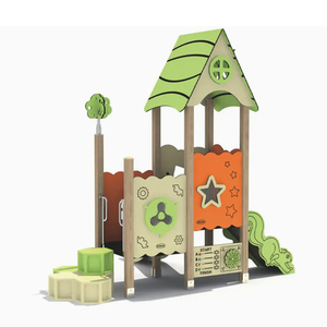 EN 1176 Toboggan en plastique antidérapant pour enfants dans l'aire de jeux de la maternelle - Product Image 1