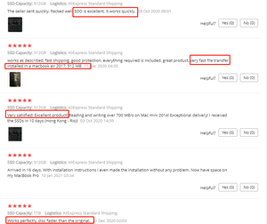 OSCOO Bán Sỉ Máy Tính Xách Tay Cũ 256GB SSD SATA3.0 Cũ 2012 Đến 2017 <span class=keywords><strong>Apple</strong></span> <span class=keywords><strong>Macbook</strong></span> Pro - Product Image 5