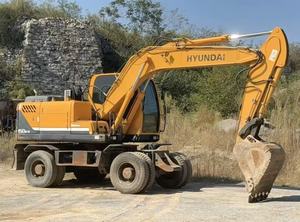 Excavadora de orugas Hyundai usada de 15 toneladas, fabricada en Corea, para uso en China, modelo 150W, máquina de movimiento rápido, con opciones de 150W-7, 150W-9, 140W, 210W - Product Image 6