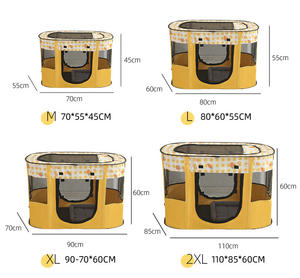 넓은 공간 출산 병동 접이식 침대 높은 울타리 s 통기성 새끼 고양이 둥지 애완 동물 격리 방 애완 동물 텐트 - Product Image 6