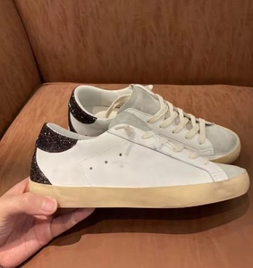 Chaussures de skate noires classiques respirantes antidérapantes confortables en cuir véritable à lacets, chaussures de créateur haut de gamme en maille intemporelle - Product Image 2