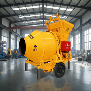 Muhua Ex-Works Bétonnière portative 300 <span class=keywords><strong>litres</strong></span> en acier au carbone avec élévateur, moteur 5,5 kW et pompe à eau haute efficacité - Product Image 3