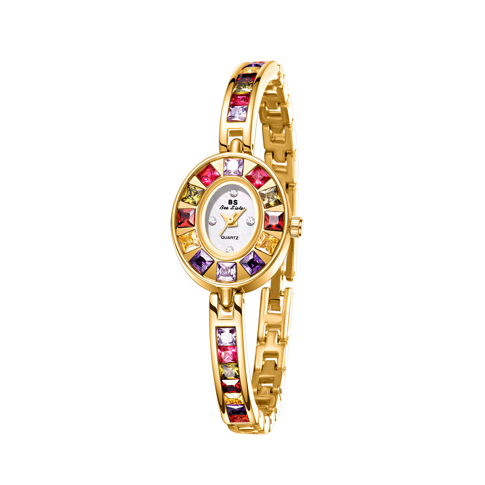 luxury brand rainbow watch women