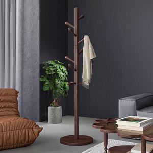 Elegante Perchero <span class=keywords><strong>de</strong></span> <span class=keywords><strong>madera</strong></span> con organizador <span class=keywords><strong>de</strong></span> colgador <span class=keywords><strong>de</strong></span> ropa elegante colgador <span class=keywords><strong>de</strong></span> piso - Product Image 2