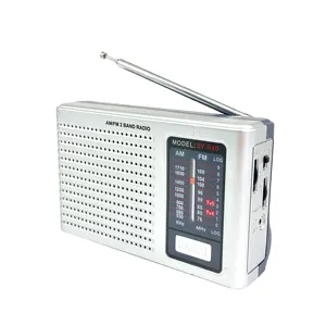 AM FM TV 3 Băng Tần Di Động Điều Chỉnh Bảng Radio Với Loa Kính Thiên Văn Ăng Ten Loa