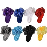 Calcetines de Encaje con Volantes para Niñas, Transpirables, de Algodón, Dulces, para Bailar, Calcetines de Princesa para Niñas Pequeñas