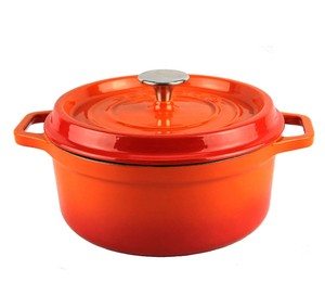 0.18L Cast Iron <span class=keywords><strong>Mini</strong></span> Casserole Enamel orange color <span class=keywords><strong>cocotte</strong></span> - Product Image 4